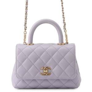 Chanel handbag, Coco Mark, Handle, Mini Flap, Caviar Skin, AS2215, CHANEL 2-w...